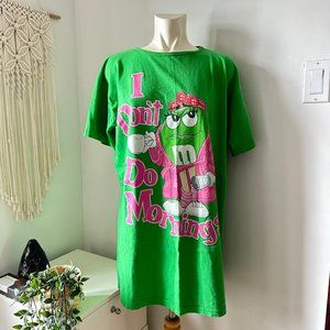 2/$20 M&M's Women T-shirt Dress / PJ (size os)